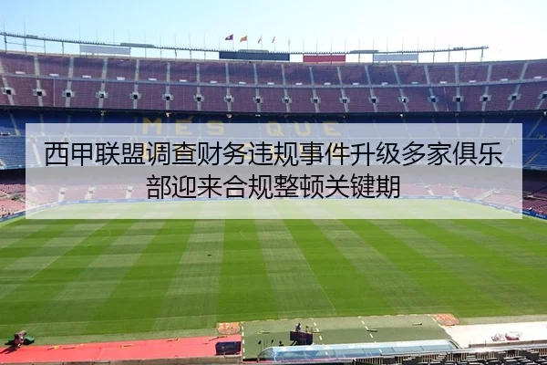 西甲联盟调查财务违规事件升级多家俱乐部迎来合规整顿关键期（kaiyun）